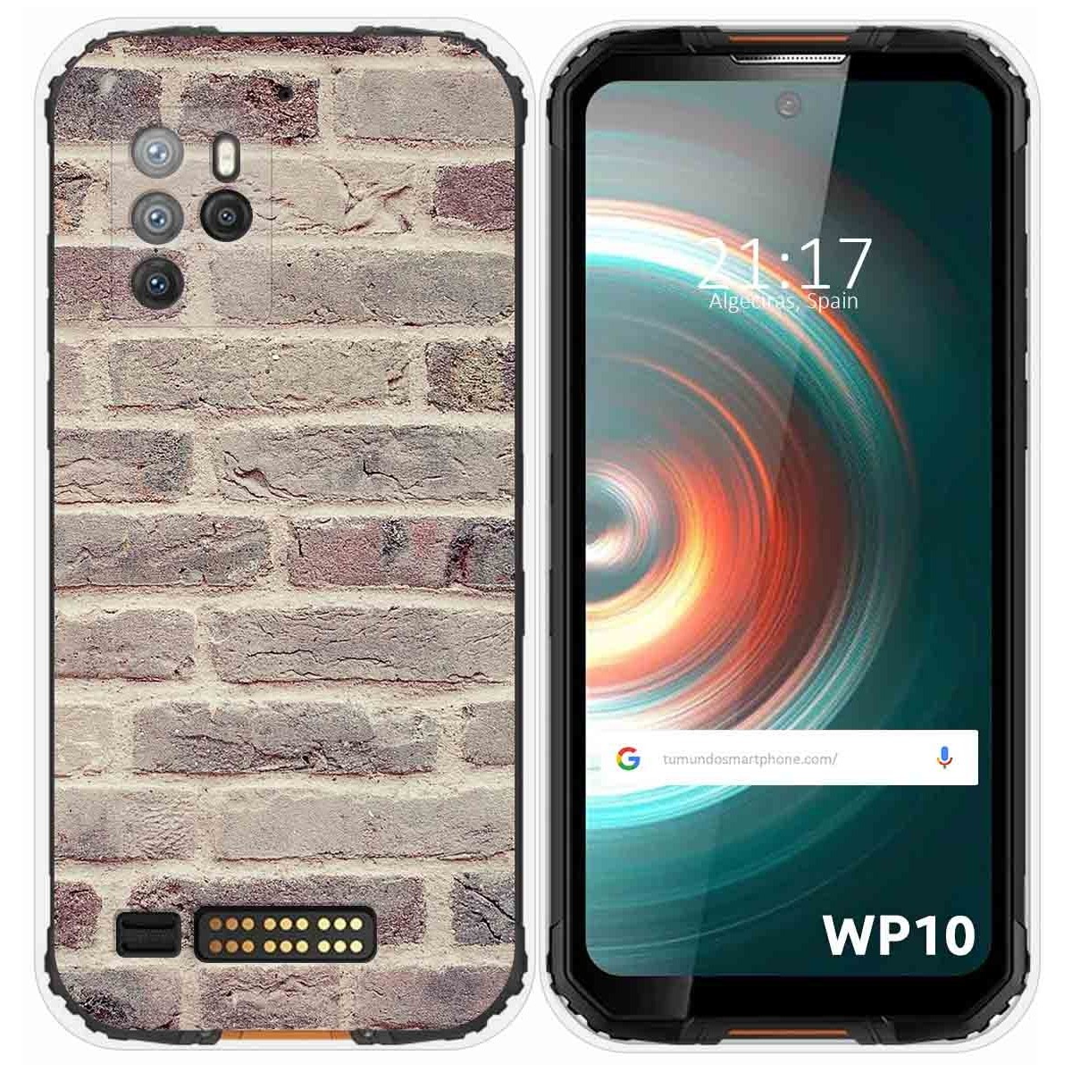 Funda Silicona para Oukitel WP10 diseño Ladrillo 01 Dibujos