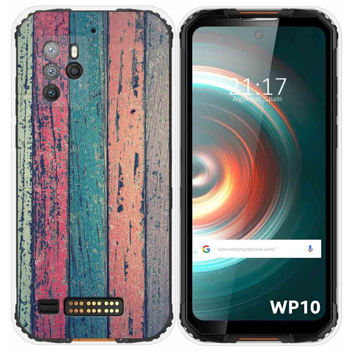 Funda Silicona para Oukitel WP10 diseño Madera 10 Dibujos