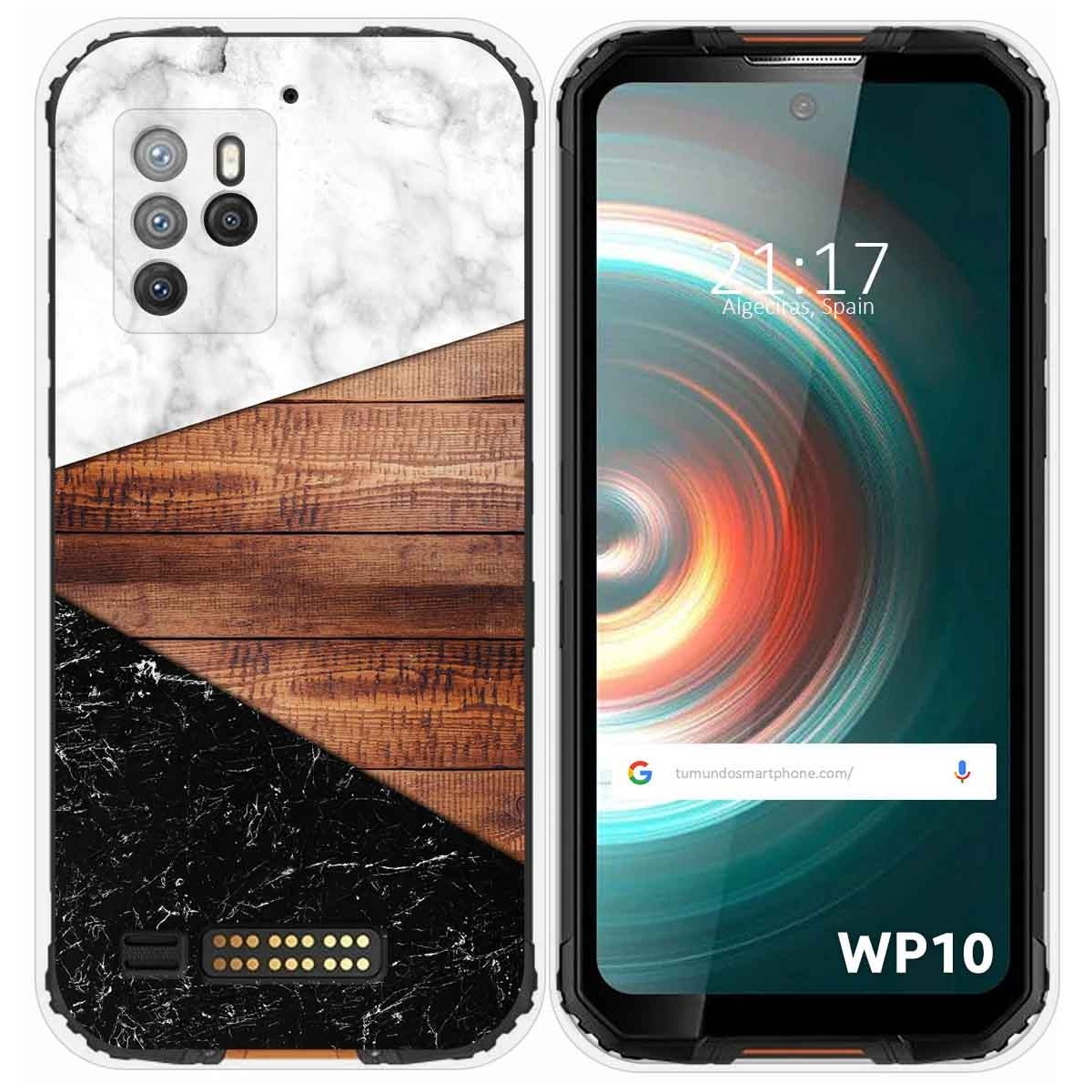 Funda Silicona para Oukitel WP10 diseño Mármol 11 Dibujos