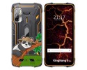 Funda Silicona Transparente para Cubot King Kong 5 Pro diseño Panda Dibujos