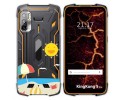 Funda Silicona Transparente para Cubot King Kong 5 Pro diseño Playa Dibujos