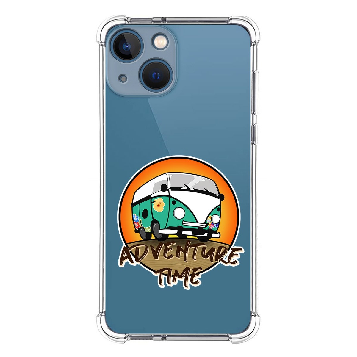 Funda Silicona Antigolpes compatible con Iphone 13 Mini (5.4) diseño Adventure Time Dibujos