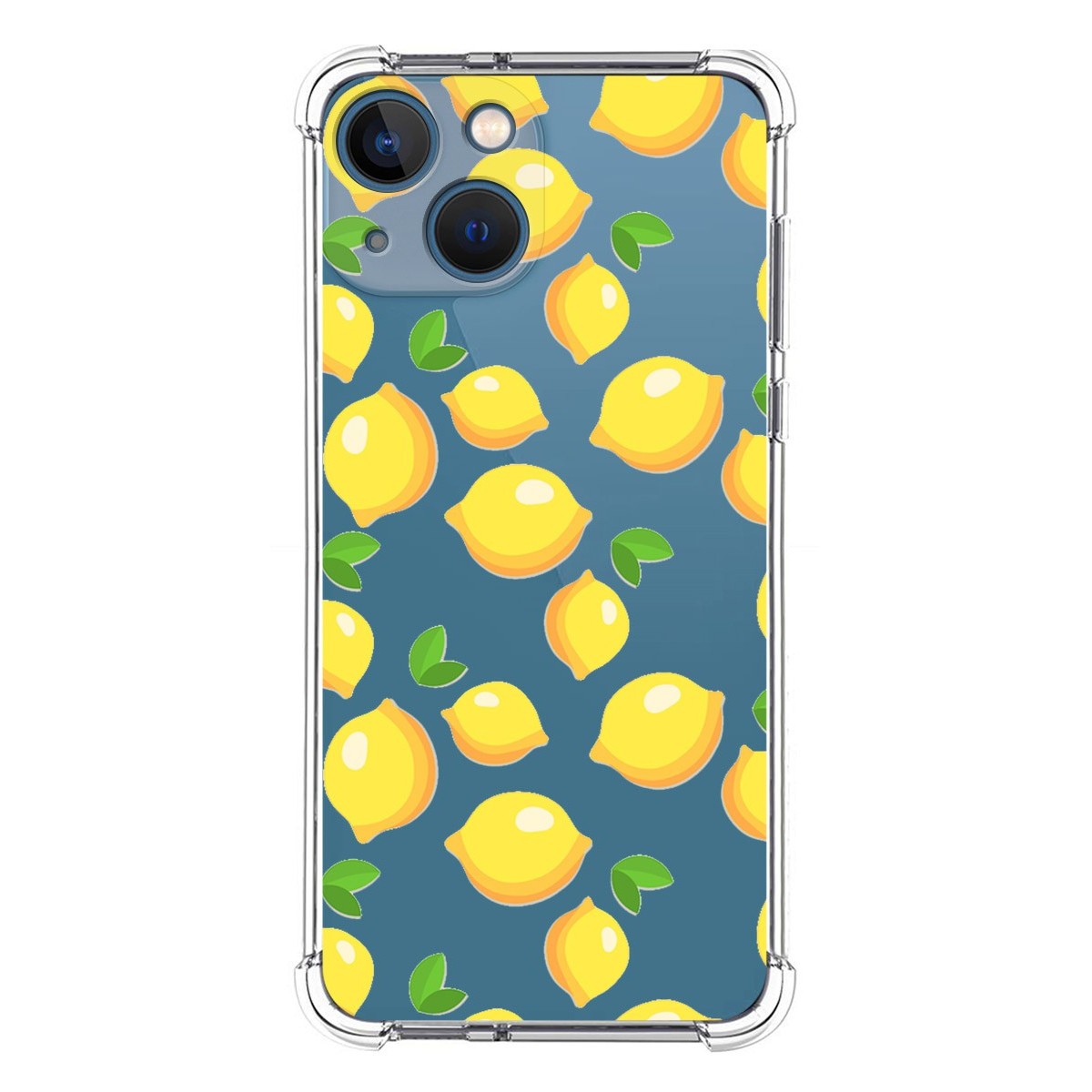 Funda Silicona Antigolpes compatible con Iphone 13 Mini (5.4) diseño Limones Dibujos