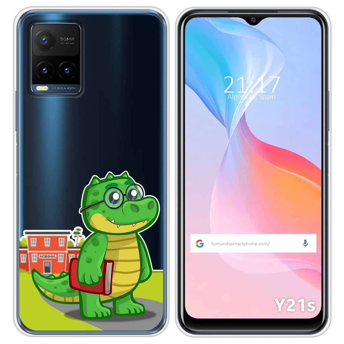 Funda Silicona Transparente para Vivo Y21 / Y21s / Y33s diseño Coco Dibujos