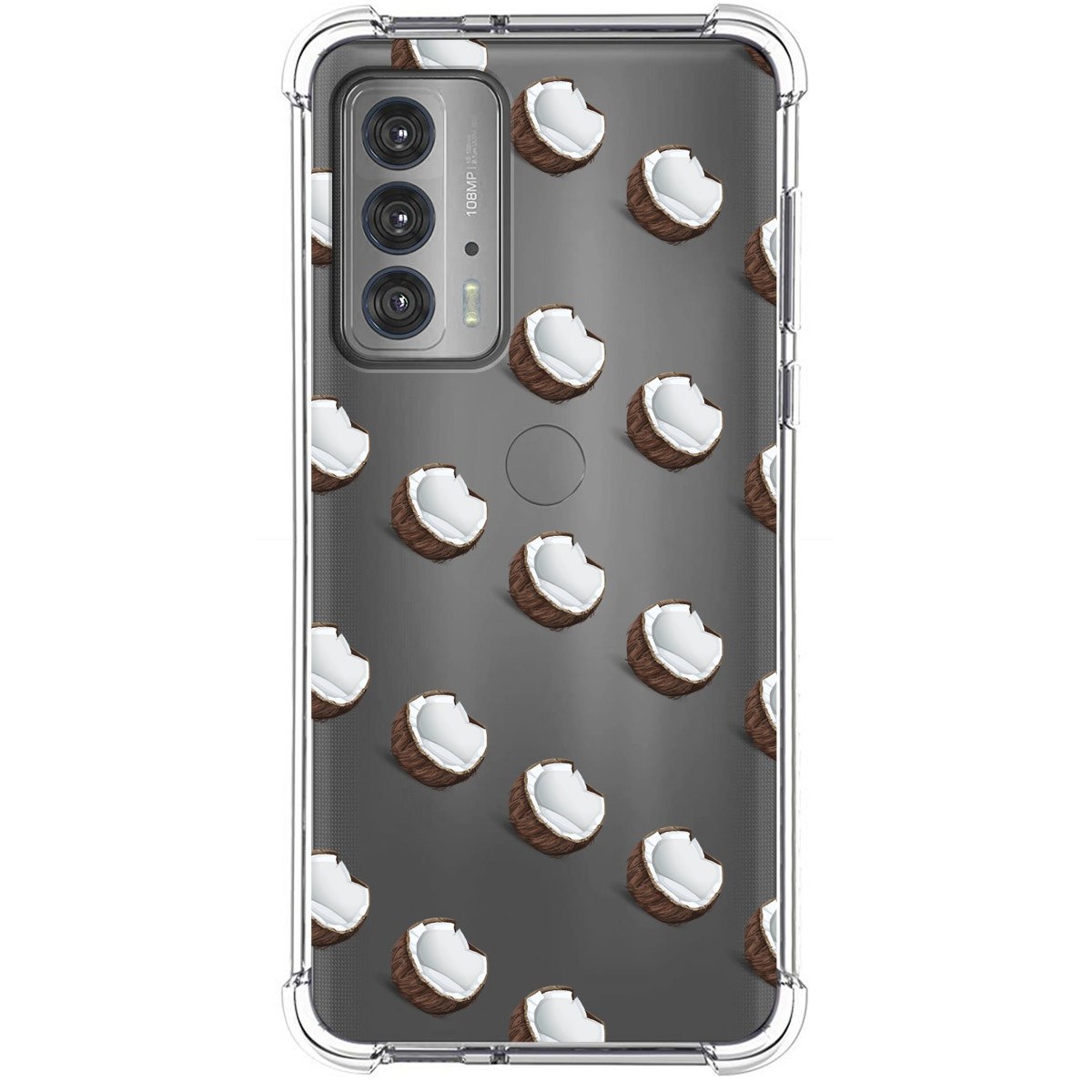 Funda Silicona Antigolpes para Motorola Edge 20 diseño Cocos Dibujos