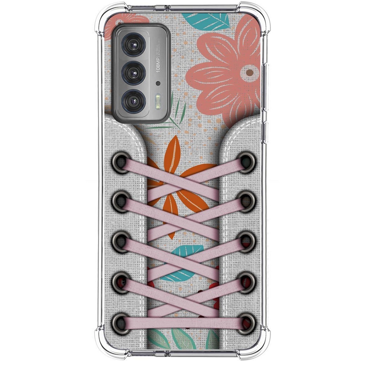 Funda Silicona Antigolpes para Motorola Edge 20 diseño Zapatillas 09 Dibujos