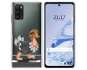 Funda Silicona Transparente para Blackview A100 diseño Avestruz Dibujos