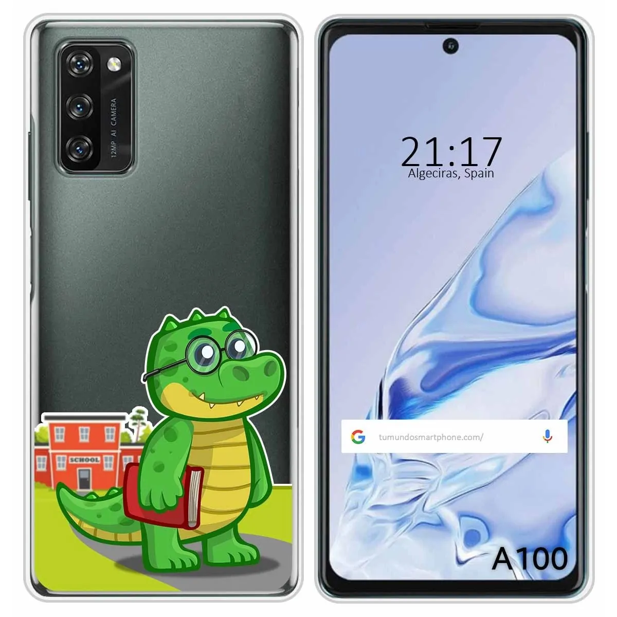 Funda Silicona Transparente para Blackview A100 diseño Coco Dibujos