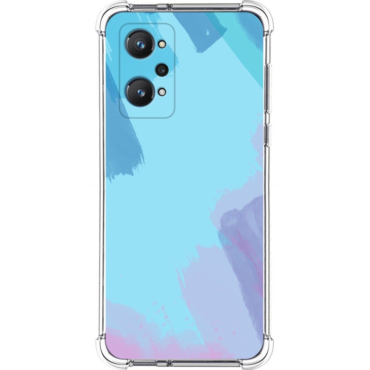 Funda Silicona Antigolpes Para Realme Gt Neo 2 5g Diseño Flores 01