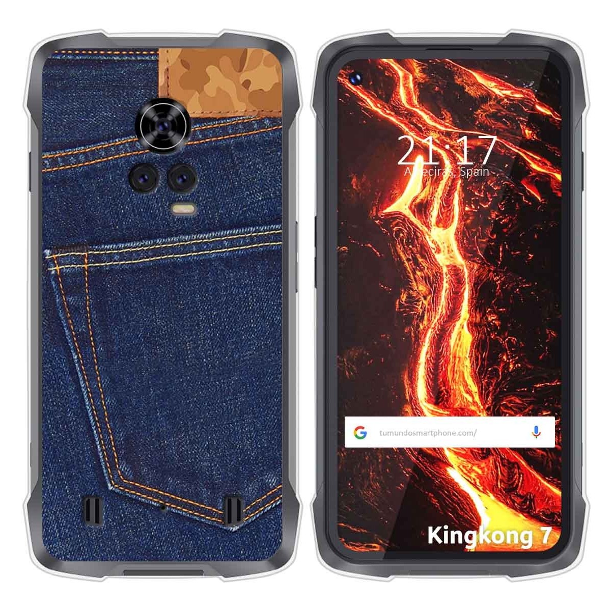 Funda Silicona para Cubot King Kong 7 diseño Vaquero Dibujos