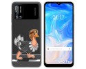 Funda Silicona Transparente para Doogee N40 Pro diseño Avestruz Dibujos