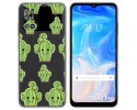 Funda Silicona Transparente para Doogee N40 Pro diseño Cactus Dibujos