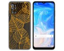 Funda Silicona Transparente para Doogee N40 Pro diseño Hojas Dibujos