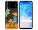 Funda Silicona Transparente para Doogee N40 Pro diseño Jirafa Dibujos