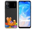 Funda Silicona Transparente para Doogee N40 Pro diseño Leopardo Dibujos