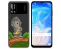 Funda Silicona Transparente para Doogee N40 Pro diseño Mono Dibujos