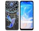 Funda Silicona Transparente para Doogee N40 Pro diseño Plumas Dibujos