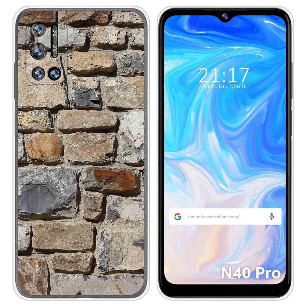 Funda Silicona para Doogee N40 Pro diseño Ladrillo 03 Dibujos