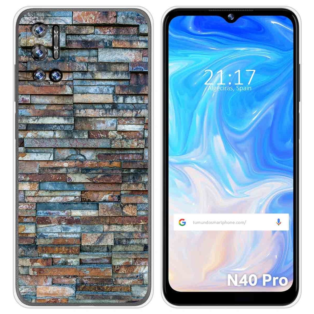 Funda Silicona para Doogee N40 Pro diseño Ladrillo 05 Dibujos