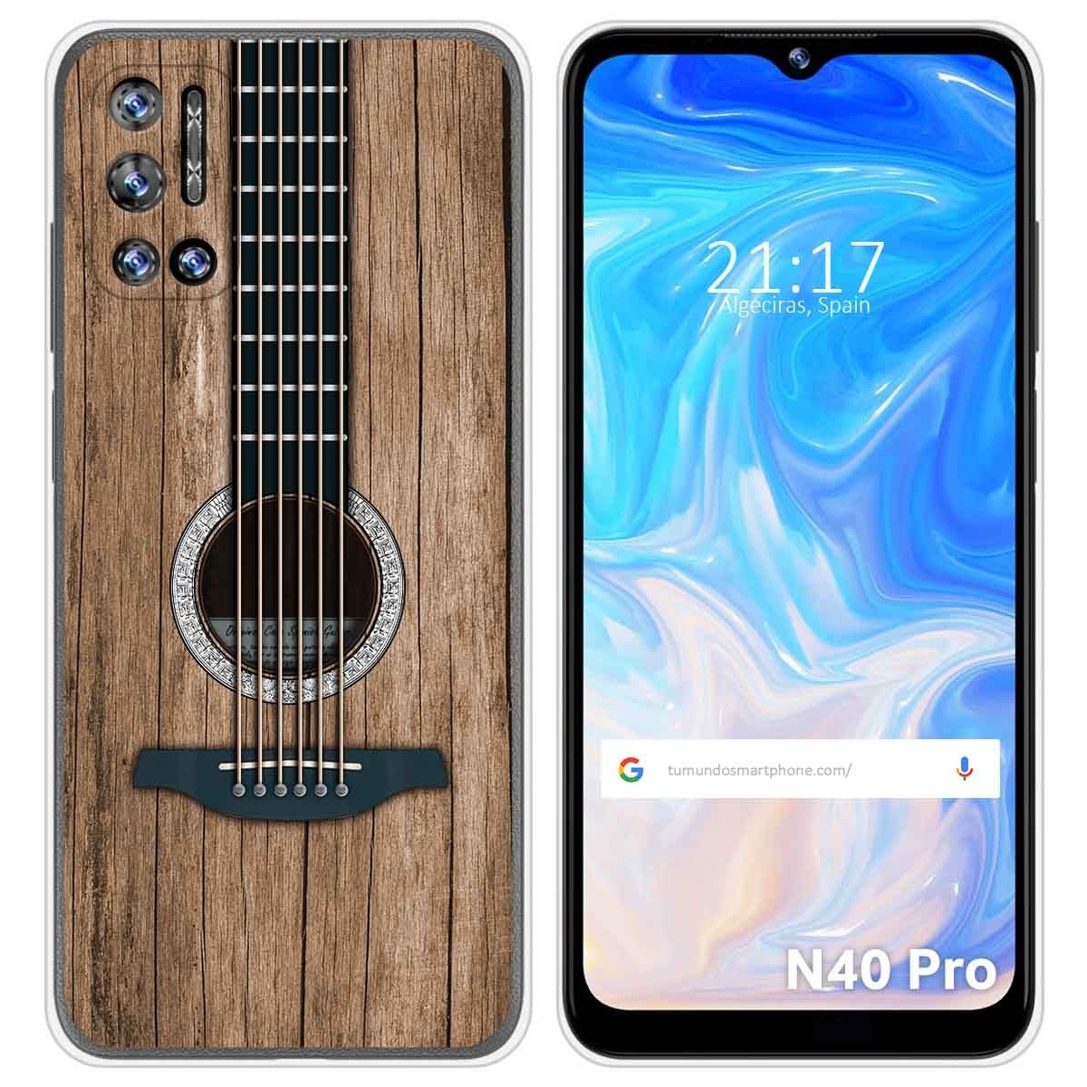 Funda Silicona para Doogee N40 Pro diseño Madera 11 Dibujos