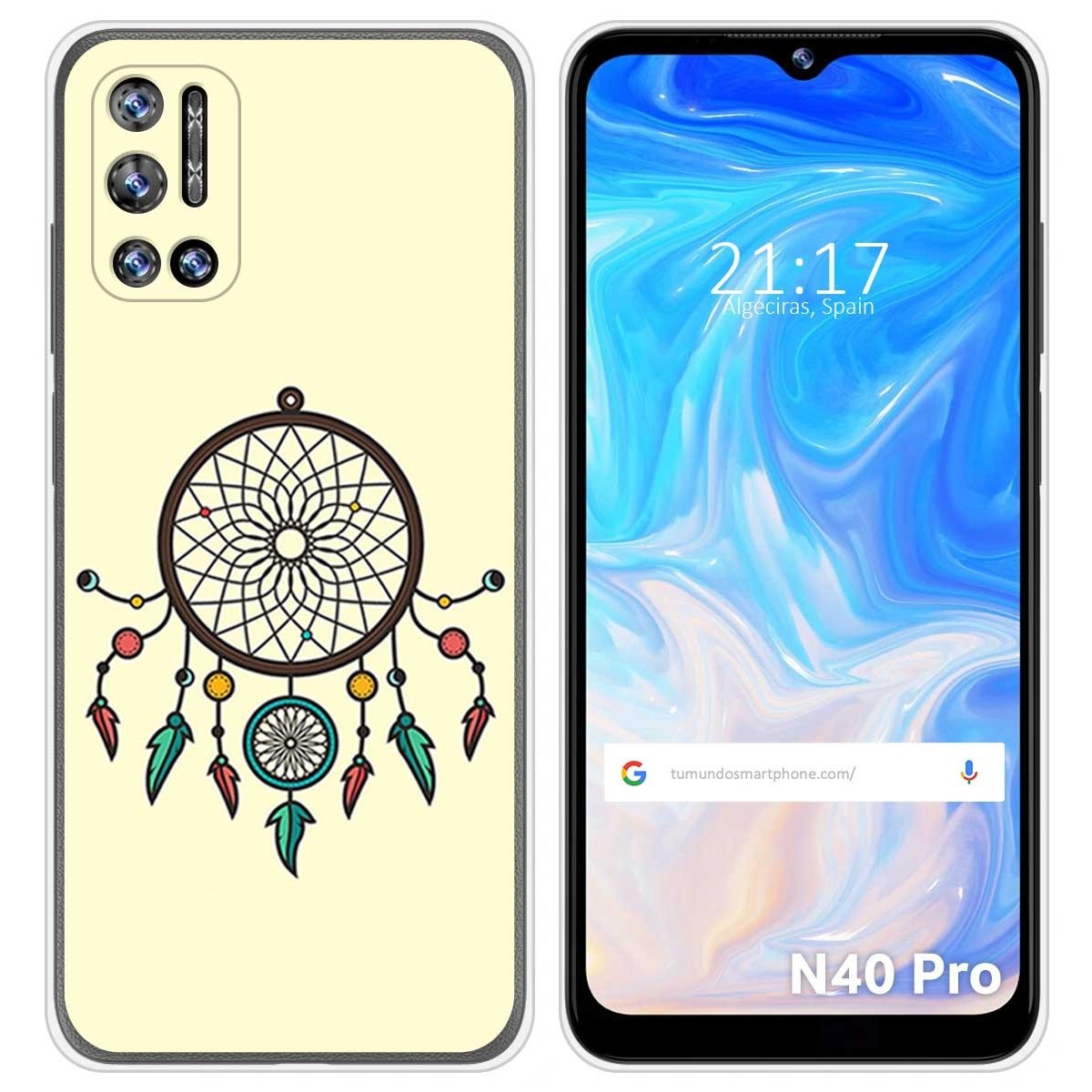 Funda Silicona para Doogee N40 Pro diseño Atrapasueños Dibujos