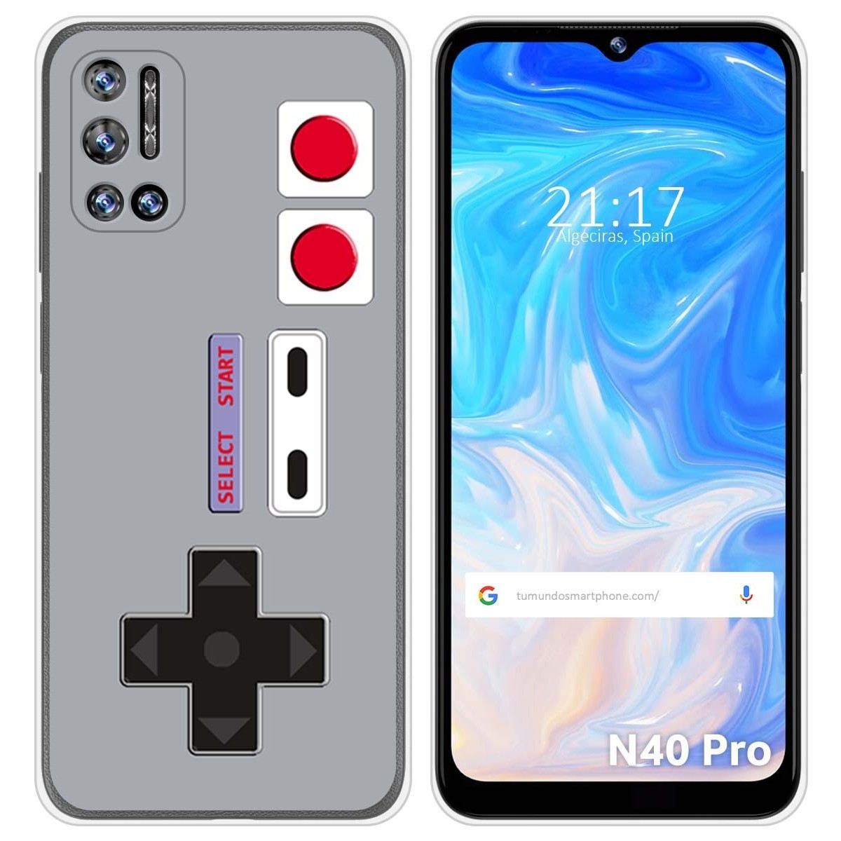 Funda Silicona para Doogee N40 Pro diseño Consola Dibujos