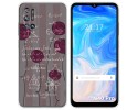 Funda Silicona para Doogee N40 Pro diseño Flores Vintage Dibujos