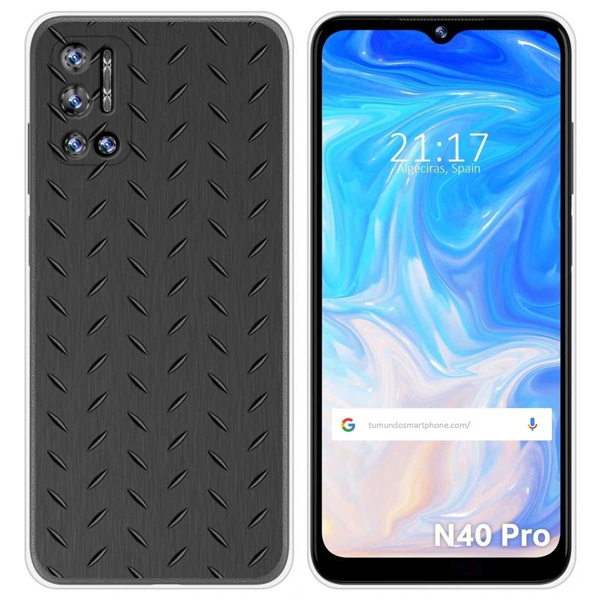 Funda Silicona para Doogee N40 Pro diseño Metal Dibujos