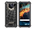 Funda Silicona Transparente para Oukitel WP15 diseño Araña Dibujos