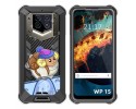 Funda Silicona Transparente para Oukitel WP15 diseño Cabra Dibujos