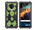 Funda Silicona Transparente para Oukitel WP15 diseño Cactus Dibujos