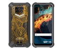 Funda Silicona Transparente para Oukitel WP15 diseño Hojas Dibujos