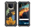 Funda Silicona Transparente para Oukitel WP15 diseño Jirafa Dibujos