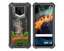 Funda Silicona Transparente para Oukitel WP15 diseño Mono Dibujos