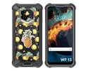 Funda Silicona Transparente para Oukitel WP15 diseño Piña Dibujos