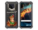 Funda Silicona Transparente para Oukitel WP15 diseño Suricata Dibujos