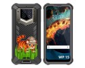 Funda Silicona Transparente para Oukitel WP15 diseño Tigre Dibujos