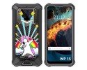 Funda Silicona Transparente para Oukitel WP15 diseño Unicornio Dibujos