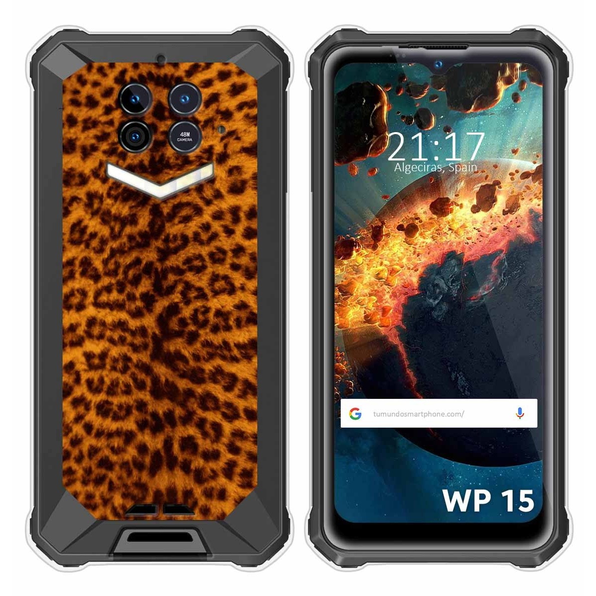 Funda Silicona para Oukitel WP15 diseño Animal 03 Dibujos