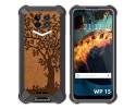 Funda Silicona para Oukitel WP15 diseño Cuero 03 Dibujos