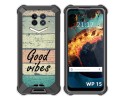 Funda Silicona para Oukitel WP15 diseño Madera 01 Dibujos