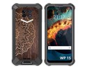 Funda Silicona para Oukitel WP15 diseño Madera 06 Dibujos