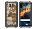 Funda Silicona para Oukitel WP15 diseño Madera 07 Dibujos