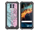 Funda Silicona para Oukitel WP15 diseño Mármol 08 Dibujos