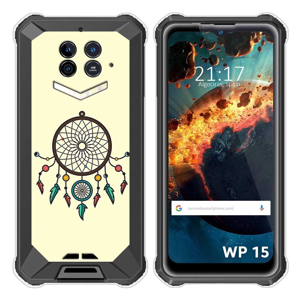 Funda Silicona para Oukitel WP15 diseño Atrapasueños Dibujos