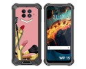 Funda Silicona para Oukitel WP15 diseño Brochas Dibujos