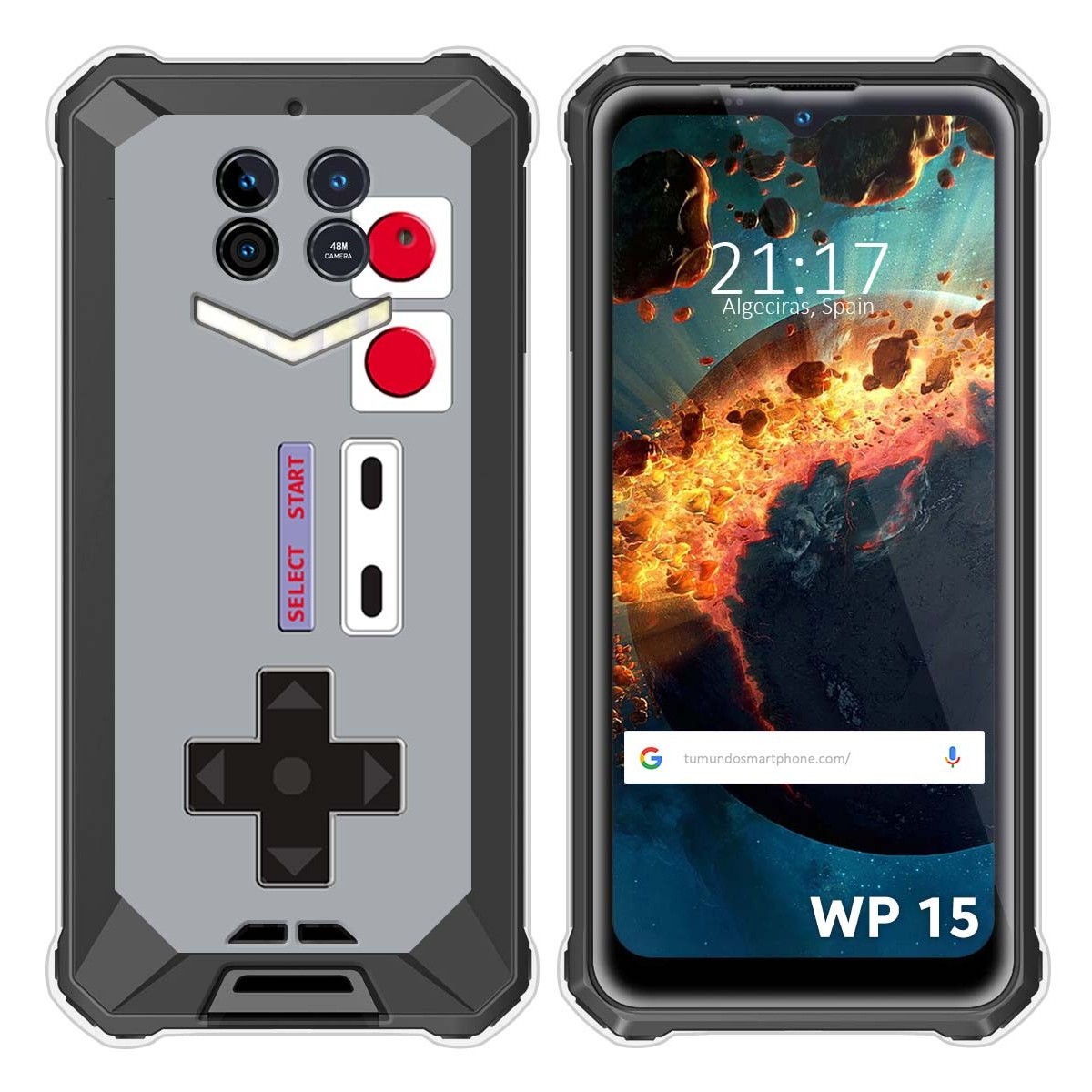 Funda Silicona para Oukitel WP15 diseño Consola Dibujos