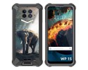 Funda Silicona para Oukitel WP15 diseño Elefante Dibujos