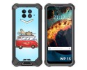 Funda Silicona para Oukitel WP15 diseño Furgoneta Dibujos