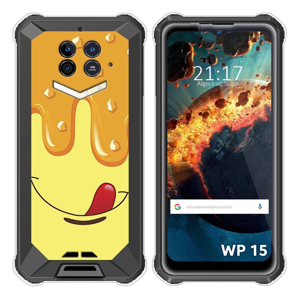 Funda Silicona para Oukitel WP15 diseño Helado Vainilla Dibujos